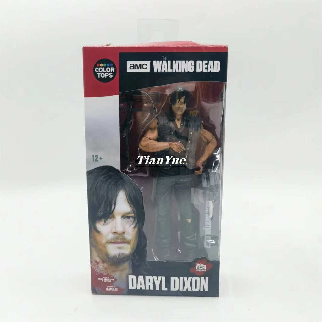 The Walking Dead Characters Captainr Rick Grimes Daryl Dixon Negan Model Boxed Figure toy 15cm
