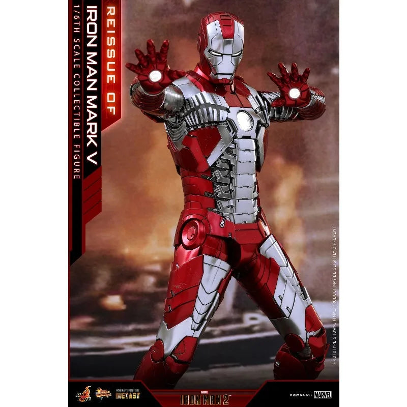 New Original Hot Toys Marvel IRON MAN MARK 5 MMS400 Action Figures Toys Gifts Collection