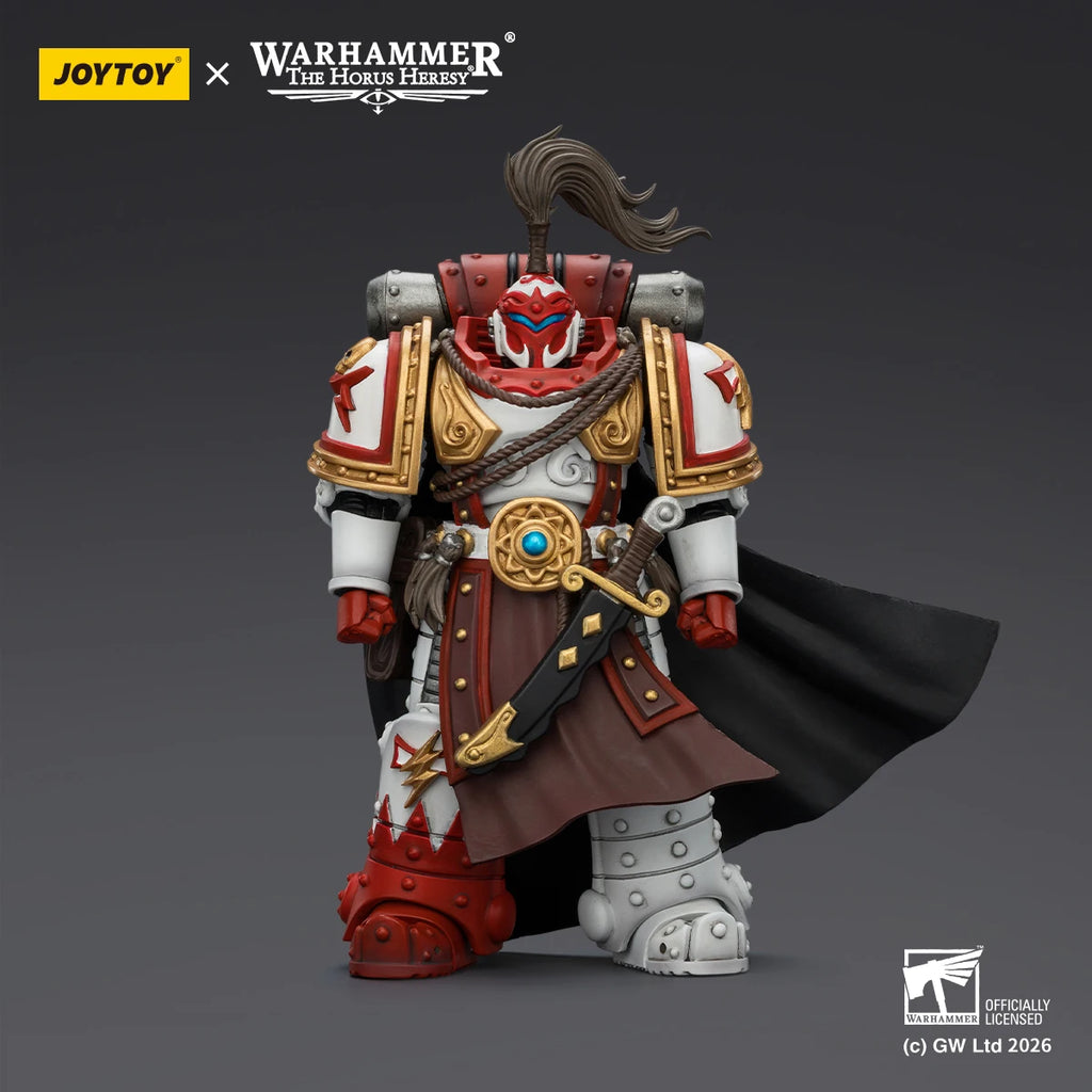 【Pre-sale】JOYTOY Warhammer 40K White Scars Hibou Khan, Seeker of Atonement 1/18 Action Figure Model Toy