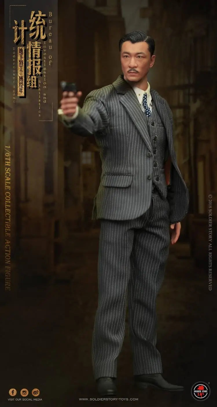Soldierstory Ss113 1/6 Scale Collectible Figure World War Ii Statistical Intelligence Unit Underground Agent 12" Action Figure