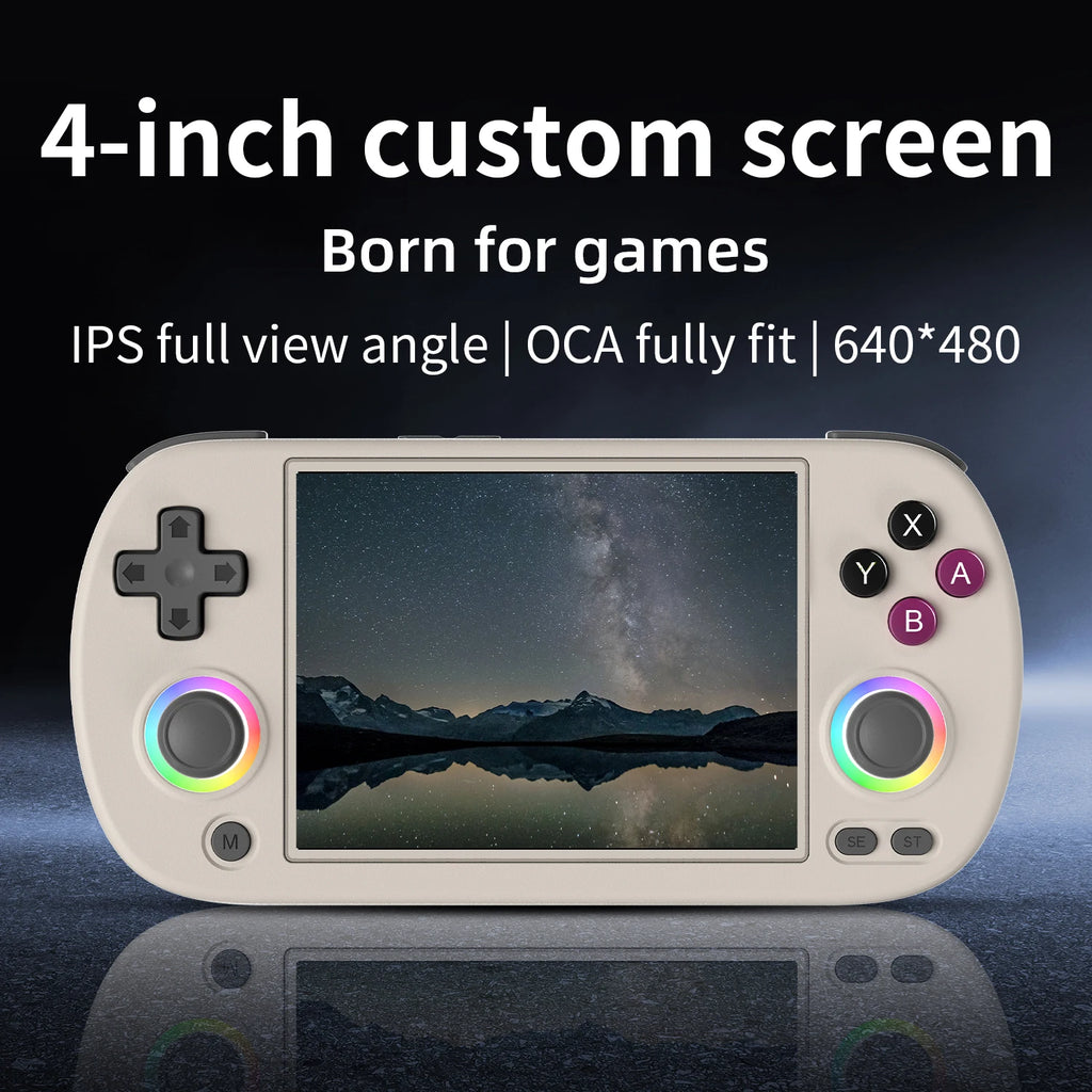 Anbernic RG40XX H 4.0” Handheld Game Console RG40XXH Retro Gaming Player 64G Preloaded 5000+ Games Portable Linux 64-bit System