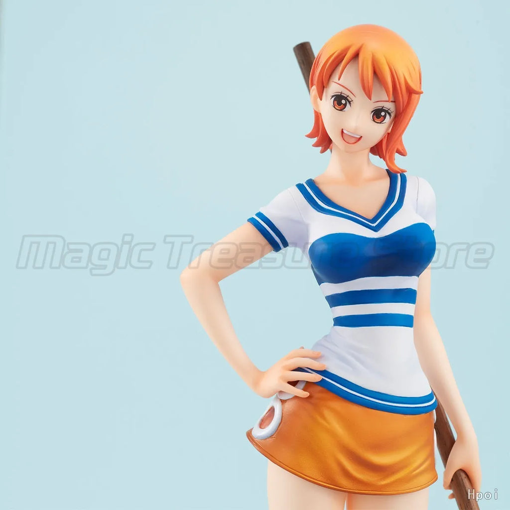 【MT】Original MegaHouse POP Playback Memories ONE PIECE Nami Figures Toys Collection Ornaments
