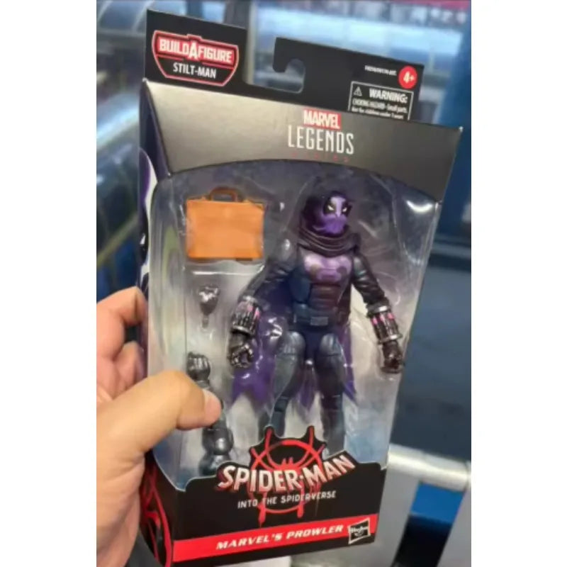 Original Hasbro Marvel Legends Series SPIDER-MAN INTO THE SPIDER-VERSE PROWLER Anime Figure Collection Model Toys