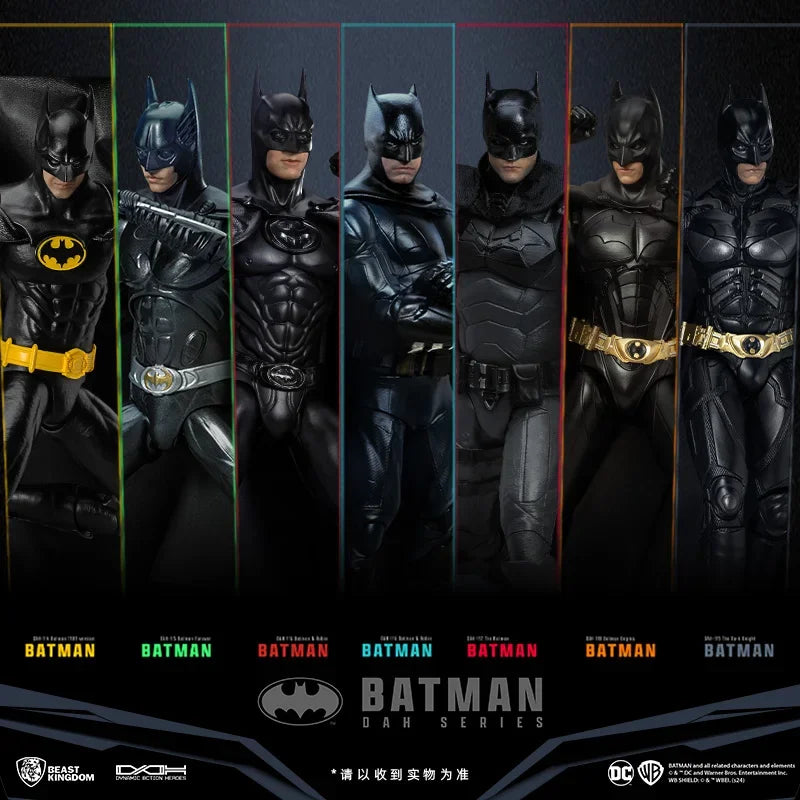 Оригинална фигурка на Beast Kingdom, DC Bell Keaton Pattinson, нова фигурка на Batman, подвижна колекционерска фигурка, модерна играчка, подарък, на склад