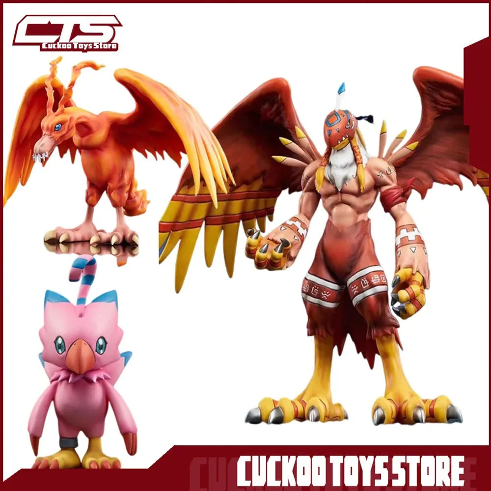Digimon Anime Figur Piyomon Figuren Birdramon Figuren Garudamon Figuren PVC Statue Puppensammlung Dekoration Spielzeug Geschenke