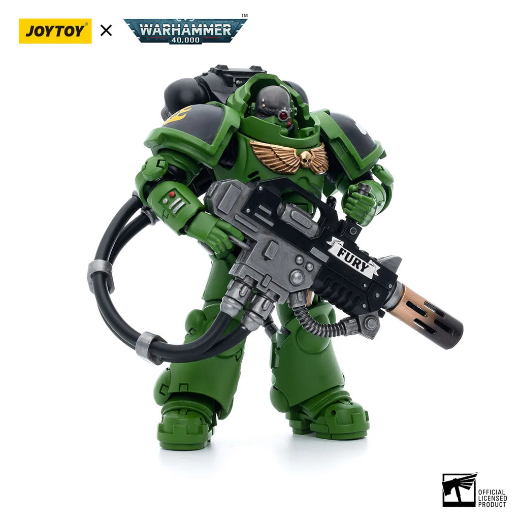 【In Stock】JOYTOY Warhammer 40K 1/18 Action Figure Salamanders Eradicators Sergeant Bragar Figure Toys Gifts