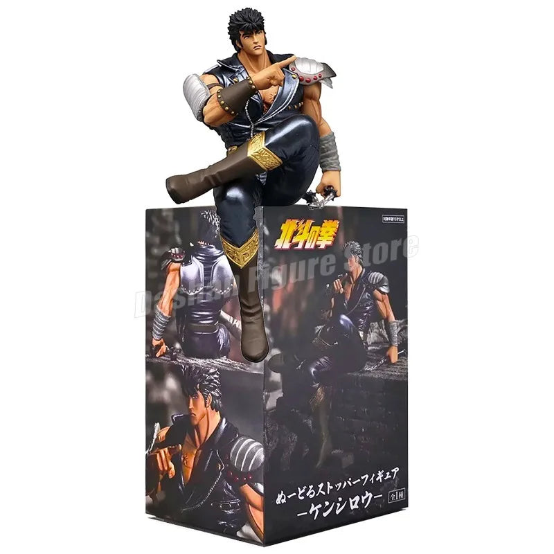 Fist of the North Star Action Figure Kenshiro Figure Car Ornaments PVC Collection 13cm Anime Ken Noodle Stopper Model Toys Gifts