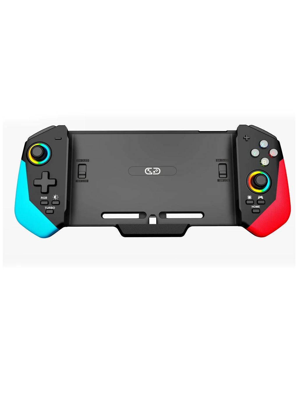 Applicable to Switch/Switch oled in-line game controller with vibration 6-axis gyroscope handle stand function Game disc storage