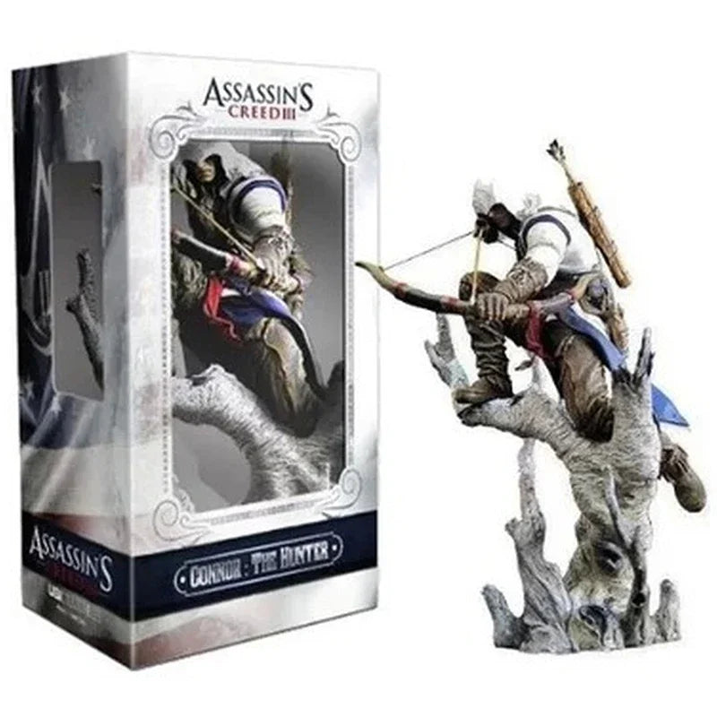 Assassins Creed Series Action Figure Toys Edward James Kenway Connor Figuras Game Anime Peripheral Model Ornament GK Statue Gift