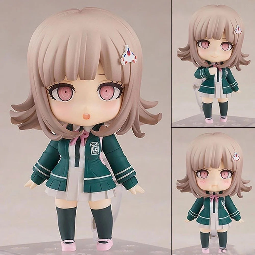 Anime Danganronpa Action Figures Dangan Ronpa Nanami ChiaKi 2227# Q version PVC Model Doll Cartoon Movable Figure Christmas Gift