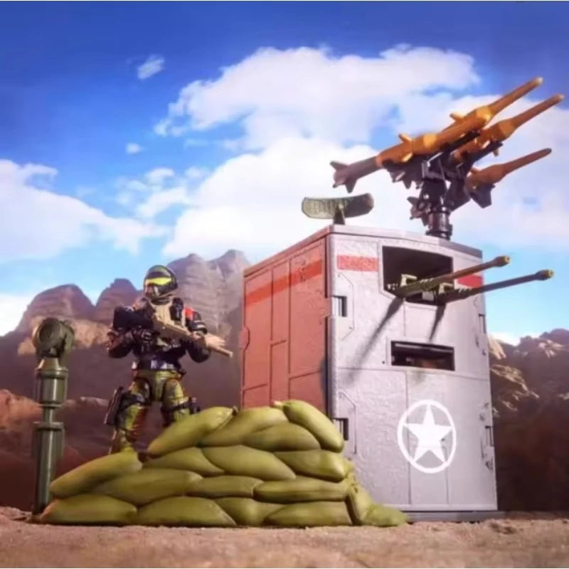 New Original Hasbro G.I. Joe Classified Series 175 Steel Corps Sentry & Modular Defense Post Action Figure Model