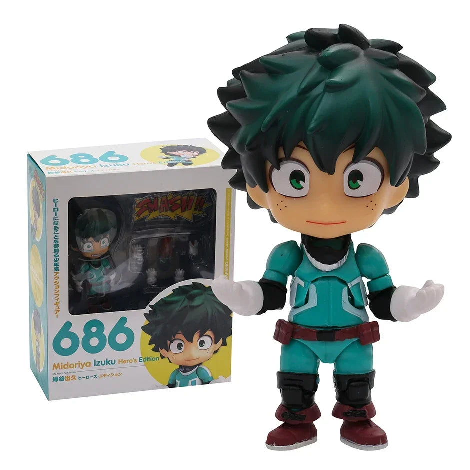 Bakugo Katsuki 705 Izuku Midoriya 686 Todoroki Shoto 1112 Cute Action Figure Face Changeable Collection Model Doll Gift