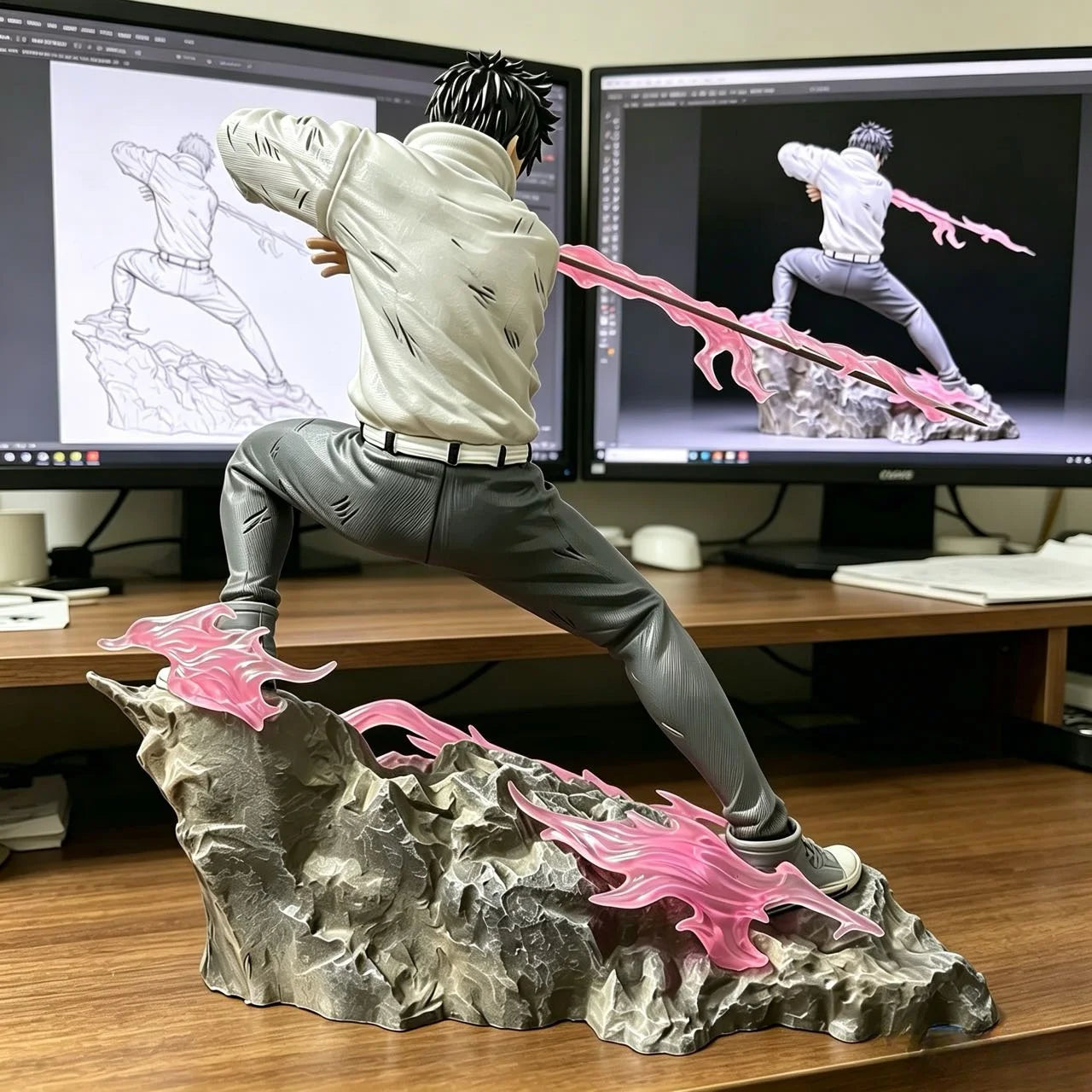 21cm/8.27in Anime Jujutsu Kaisen Figure Okkotsu Yuta Action Figures PVC Statue Collection Desktop Ornament Model Toys Gifts