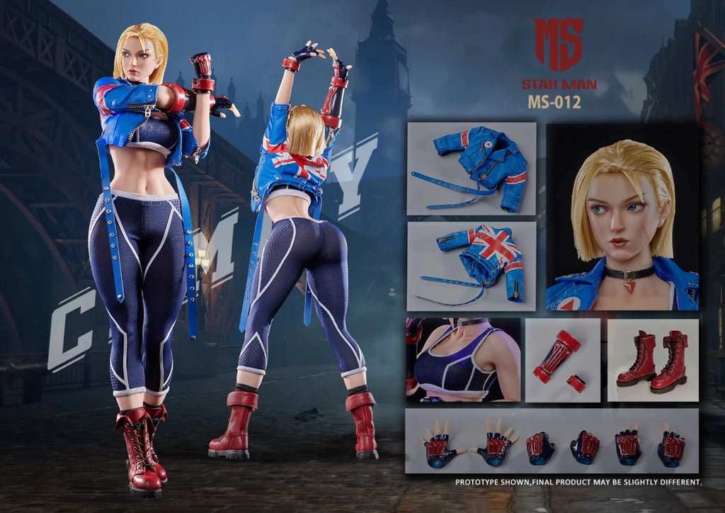 Genuine Star Man Ms-012 Action Figure 1/6 Scale Female Soldier Agent Cammy Game Series Fighting Master Model Toy ﻿In Stock Doll