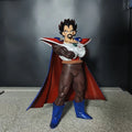 Dragon Ball King Vegeta Anime Figur Vegeta mit Umhang Action Figur 29,5 cm PVC Statue Sammlung Modell Schreibtisch Dekor Spielzeug Geschenke