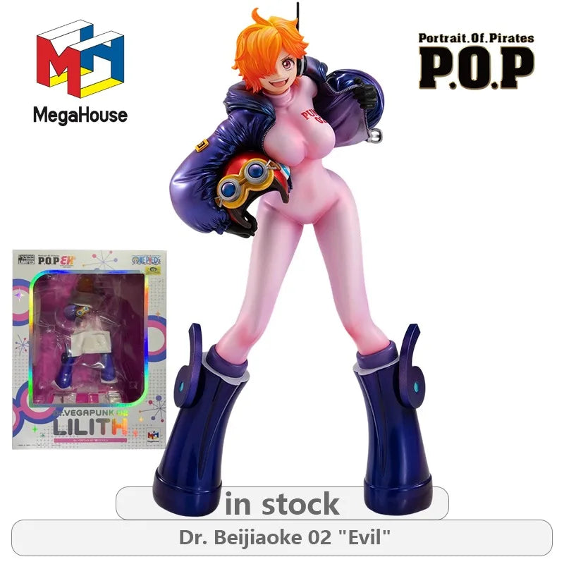 Megahouse Original Portrait.Of.Pirates Evolutionary History Series Dr. Beijiaoke 02 Evil Not Movable Figure Statue Model Toys