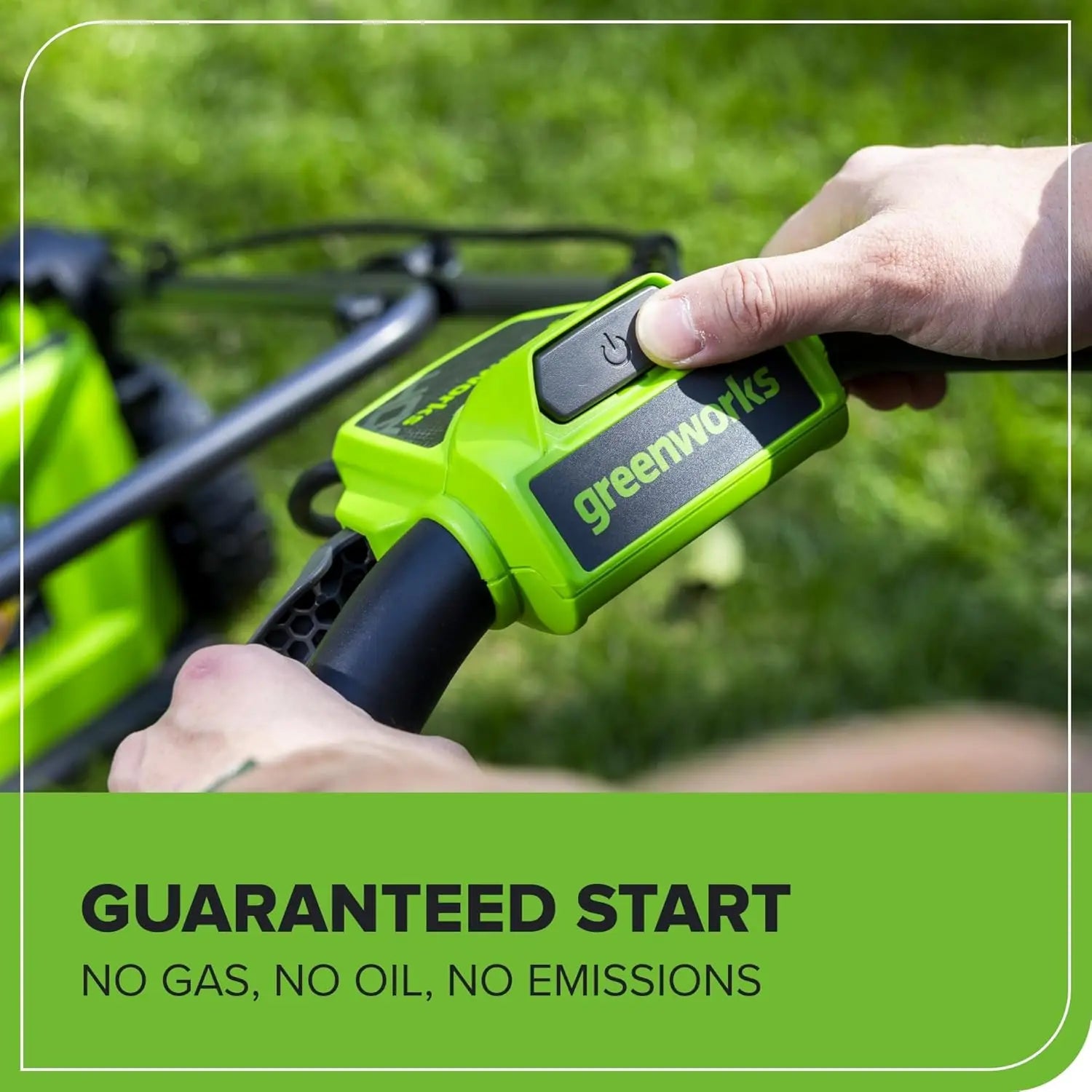 40V 17\u201d\u200b Brushless (Push) Cordless Lawn Mower, 4.0Ah Battery and Charger