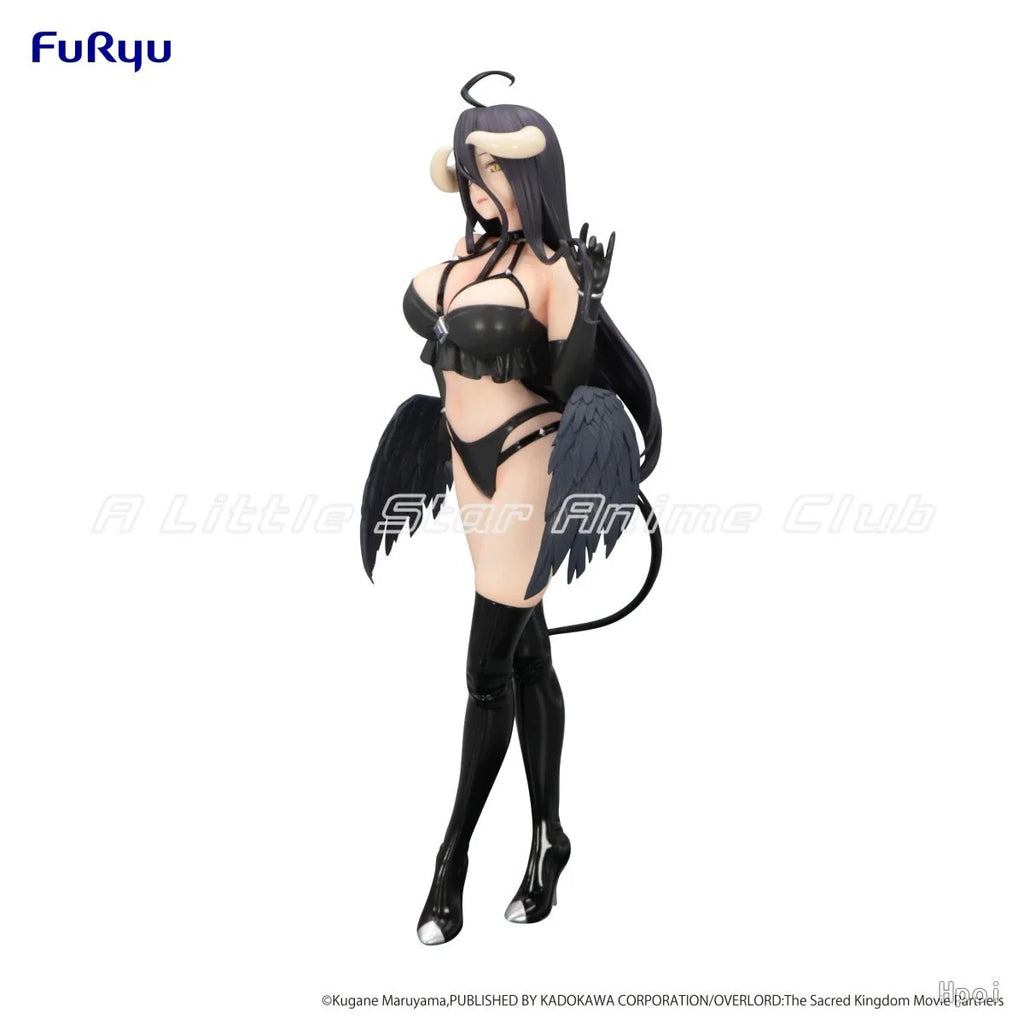 In Stock Original FuRyu BiCute Dark Figure OVERLORD Albedo Devil Girl Anime Figure Model Collection Toys