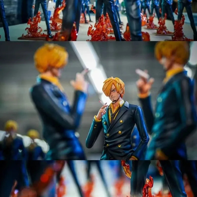 JT Sanji One Piece Gk Statue Diable Jambe Anime Pvc Figure Collectible Model Desktop Decoration Adult Collection Enthusiast Gift