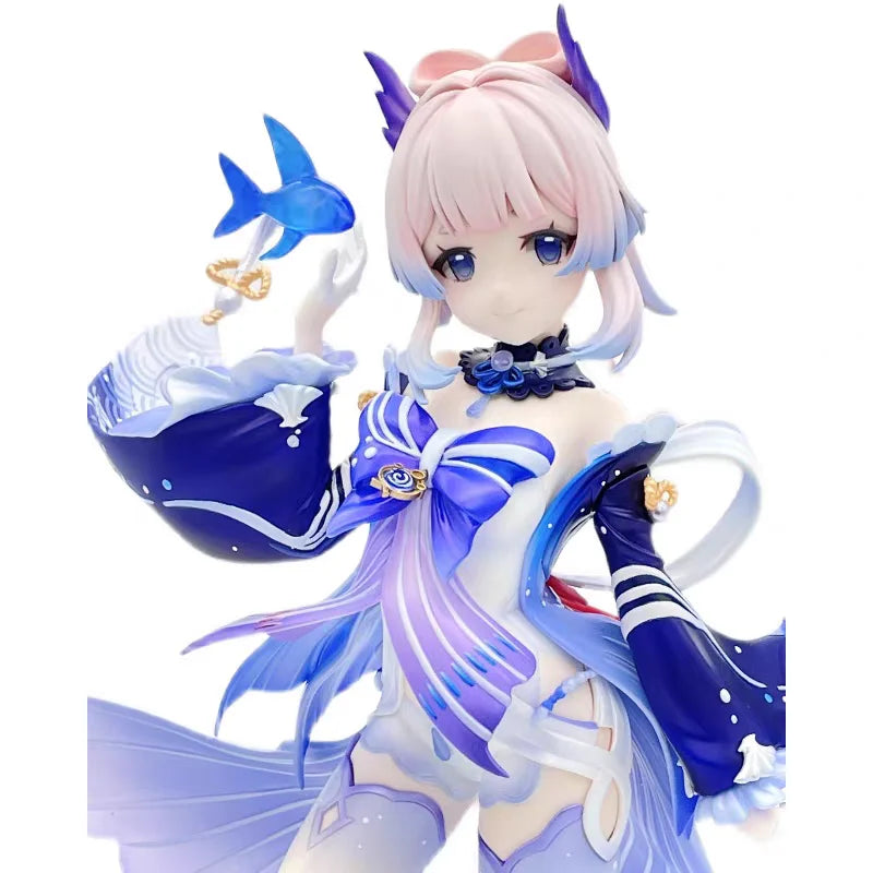 1/8 Anime Sangonomiya Kokomi Genshin Impact Kit kawaii Resin GK DIY White Assembly GK Model Statue Toys doll Collection Gifts