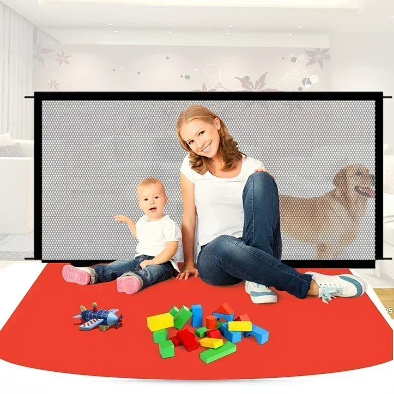 Stair Safety Net for Kids & Pets ,Ultimate Indoor  - Heavy-Duty Banister Guard Mesh