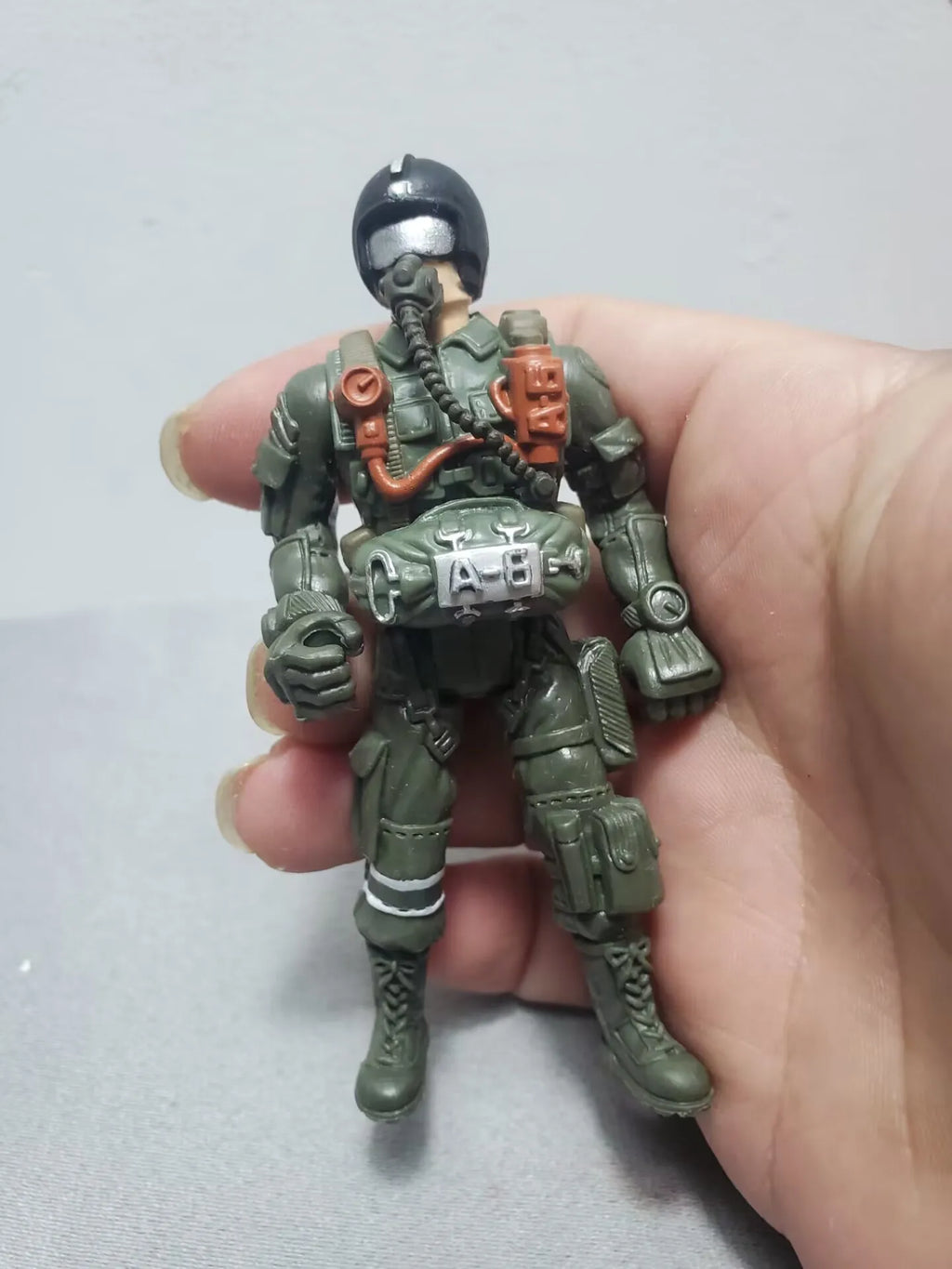 9cm 3.75" Solider Farmer Worker Military Police Action Figure Limite Collection Pirate Player Model Toy Gift for Kid Child Adult