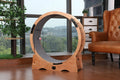 Newest 2024 Durable Wooden Cat Exercise Wheel Running Treadmill For Active Felines