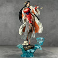 36cm One Piece Boa Hancock Chinese Style Cheongsam Anime Girl Figure Model Statue Boy Collection Desktop Decoration Ornament Toy