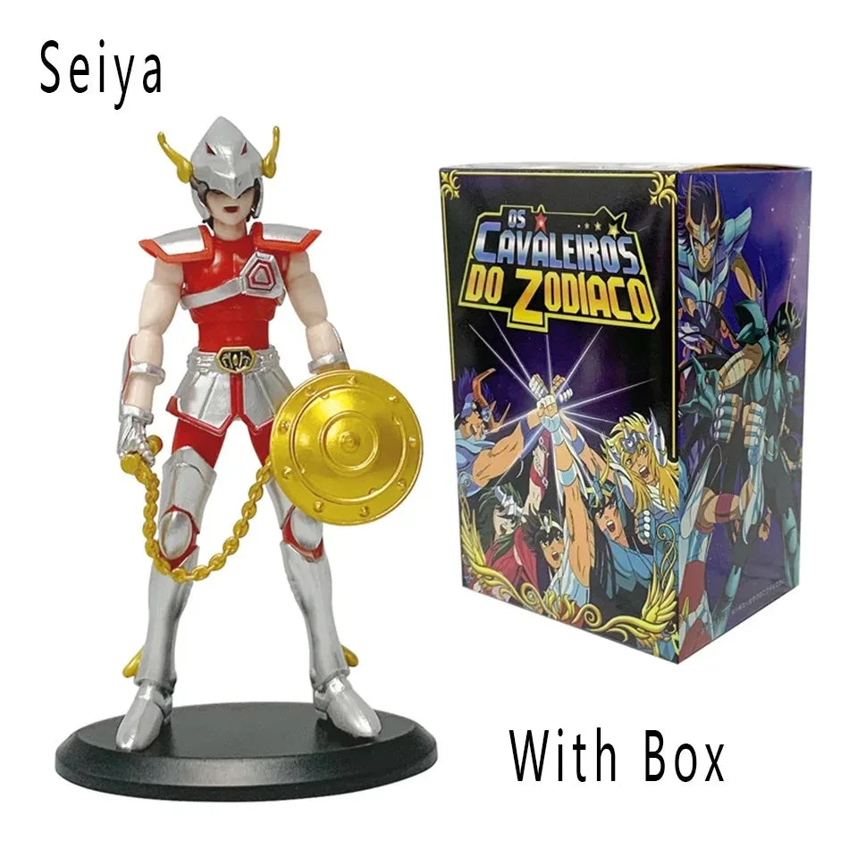 19CM Аниме Фигурка Phoenix Ikki Hyoga Seiya Shiryu Постоянна Броня Модел Детски Играчки PVC Кутия Детска Колекция Декорация