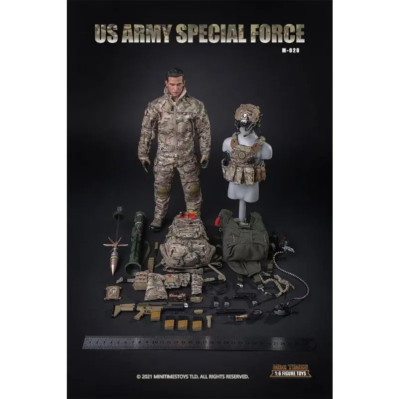 Mini Times Toys Original M028 1/6 Ratio of Troops US Army Special Forces Movable Finished Product Model Collectibles