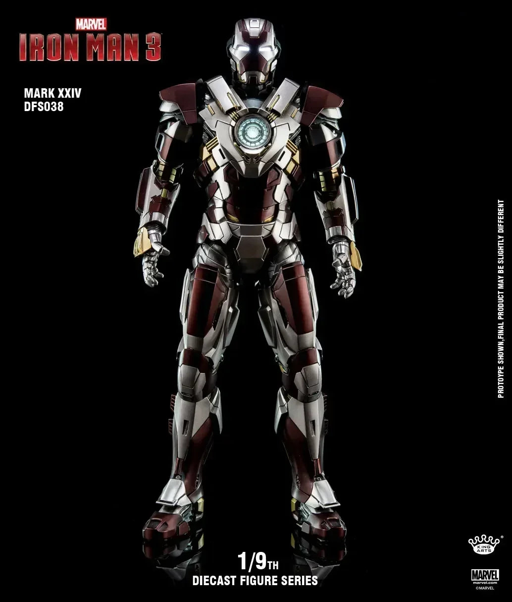 1:9 Mk8 Mk9 Mk11 Mk12 Mk13 Mk14 Marvel Iron Man Kingarts Ka Complete Alloy Toy Figure Assembled Collectible Model Gift Boy Deco