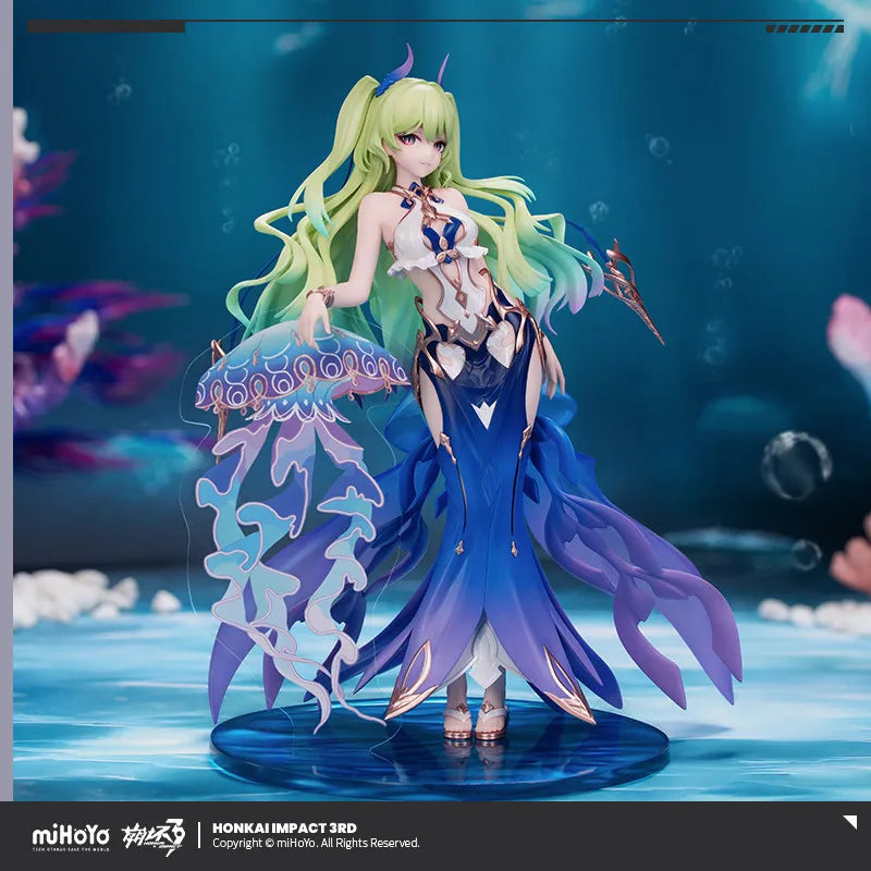 MiHoYo Mobius 1/8 Scale Complete Figure Honkai Impact 3rd Azure Daughter Ver Collectible Anime Statue For  Fans Desktop Decor