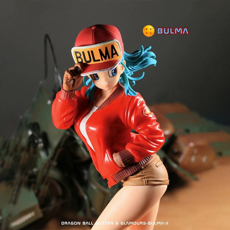 26 cm Anime-Figur Dragon Ball Z Bulma Actionfiguren PVC-Statue Modellsammlung Schreibtischdekor Puppe Geschenke Figur Puppe