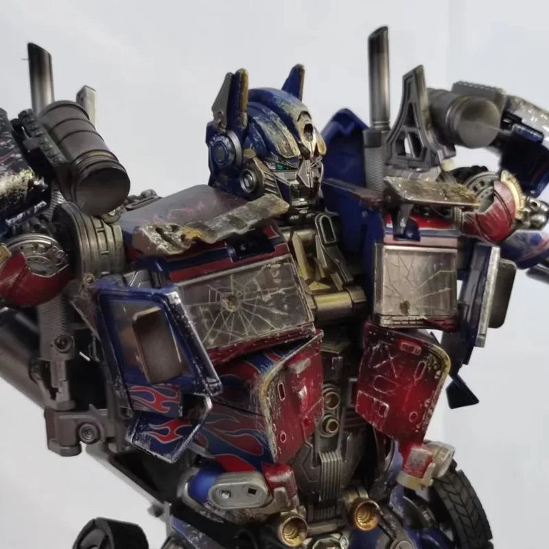 TOTOTOY BMB Custom Painted LS03 Battle Damaged Version Transformation Masterpiece OP Commander Action Figure Movie Model Car Toy