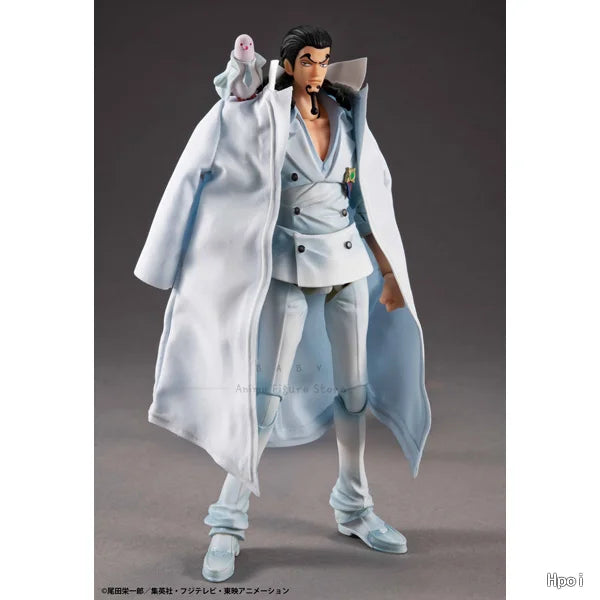 MegaHouse Variable Action Heroes Figure【ONE PIECE】Rob Lucci Monkey D. Luffy Gear 4 Boundman, Articulated Collectible Figure