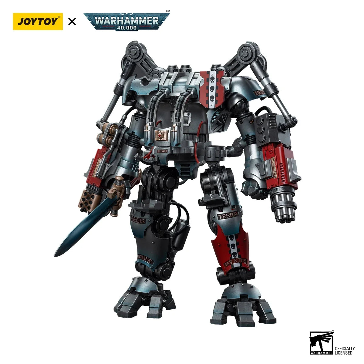 JOYTOY Warhammer 40k 1/18 Action Figures Mecha Grey Knights Nemesis Dreadknight