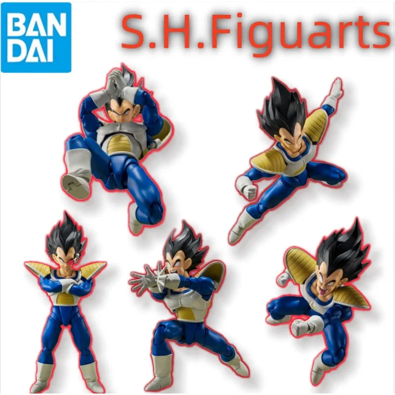 In Stock Bandai SHF Dragon Ball Z Vegeta 24000 Battle Power Anime Action Figure Model Doll Toys Hobby Collectible