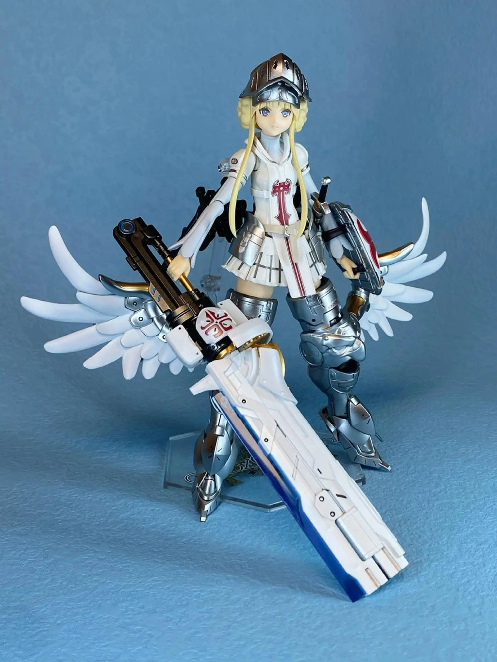 Genuine Max Factory Max Plamax Model Series Godz Order Series GO-01 Yuri Godbuster and GO-02 Megumi Asmodeus Boy's Gift