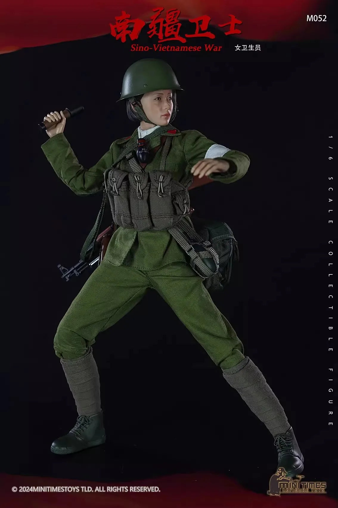 In Stock Mini Times Toys M052 1/6 Scale Collectible Counterattack Female Soldier Full Set 12 inch Action FIgure Doll Toys