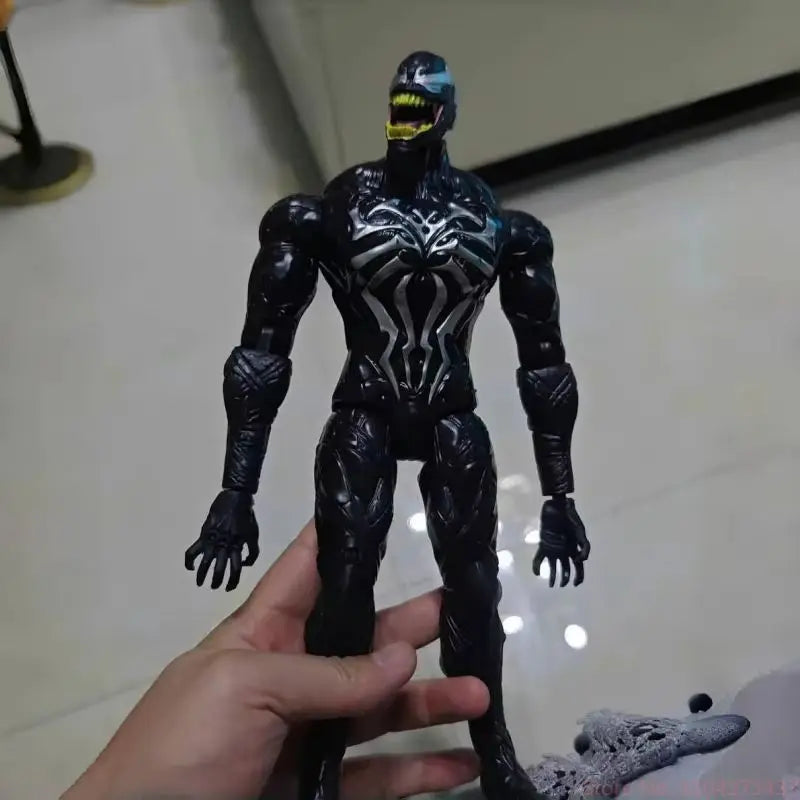 High Quality 30cm Marvel Avenger Toy Thanos Spiderman Iron Man Captain America Thor Black Panther Sound And Light Holiday Gifts