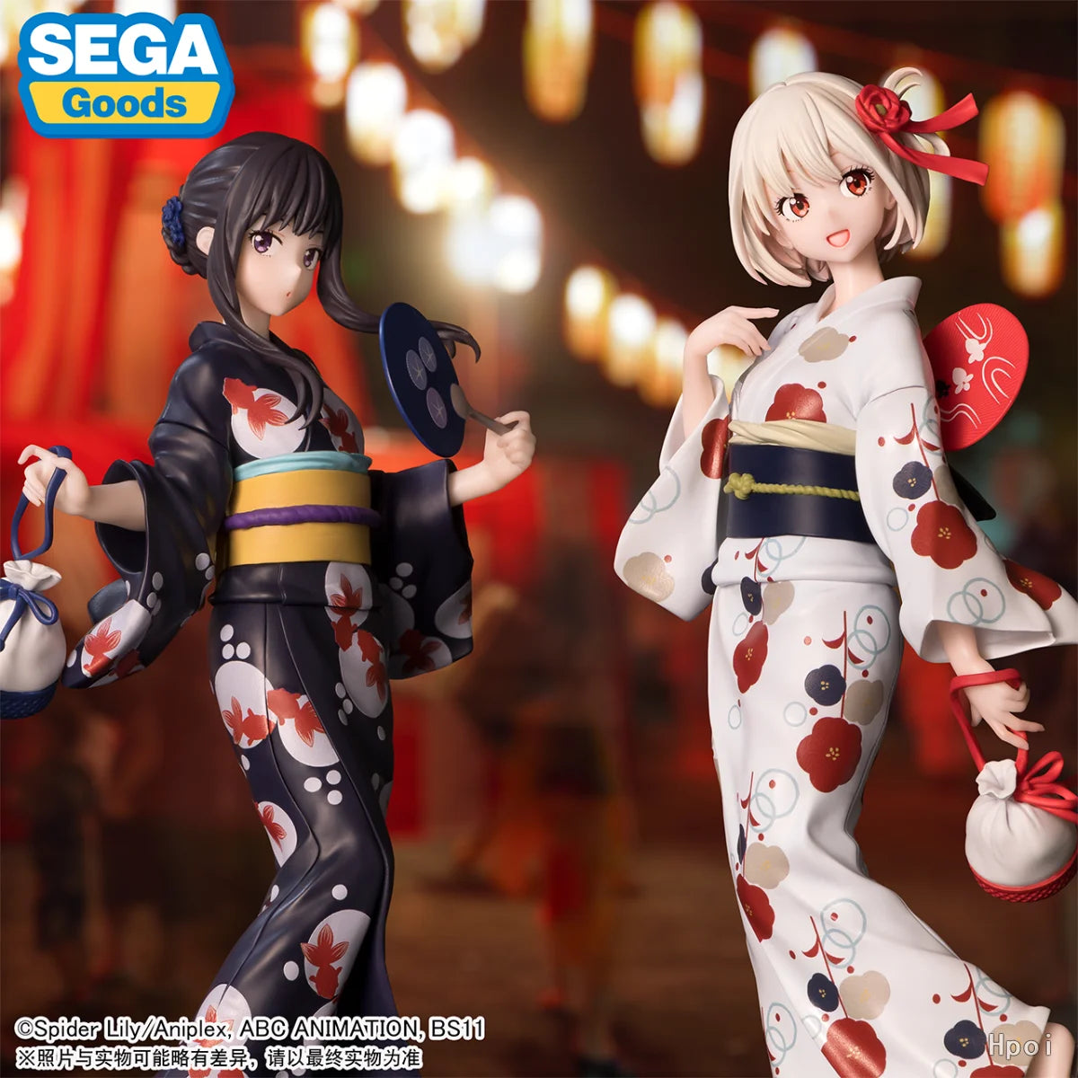100% Original in Stock SEGA Lycoris Recoil Luminasta Nishikigi Chisato Inoue Takina Anime Figure Action Figure Model Decoration
