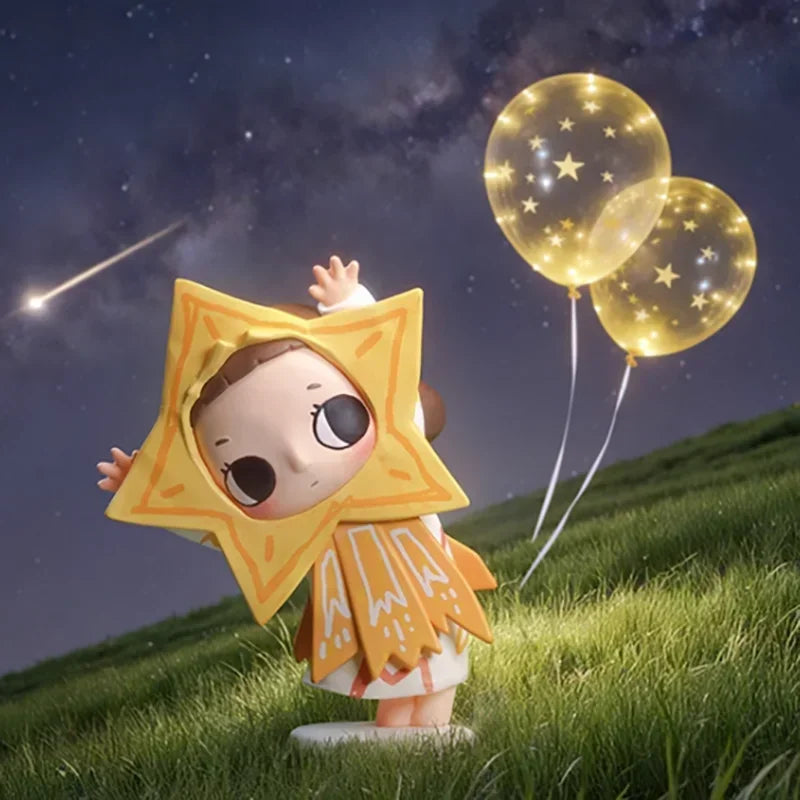 POPMART Nyota We Are All Stars Series Original Blind Box Surprise Mystery Box Cute Anime Action Figure Ornaments Figurines