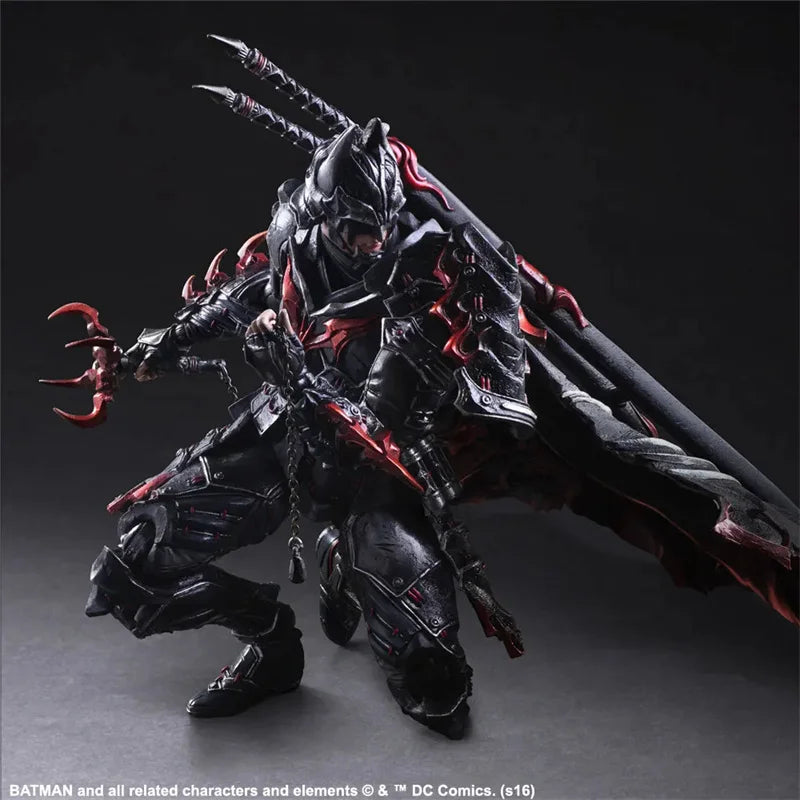 Play Arts Marvel Bushido Batman Action Figure 2017 Play Arts Kai BUSHIDO BATMAN 27cm Collectble Model Toy Gifts For Boyfriend