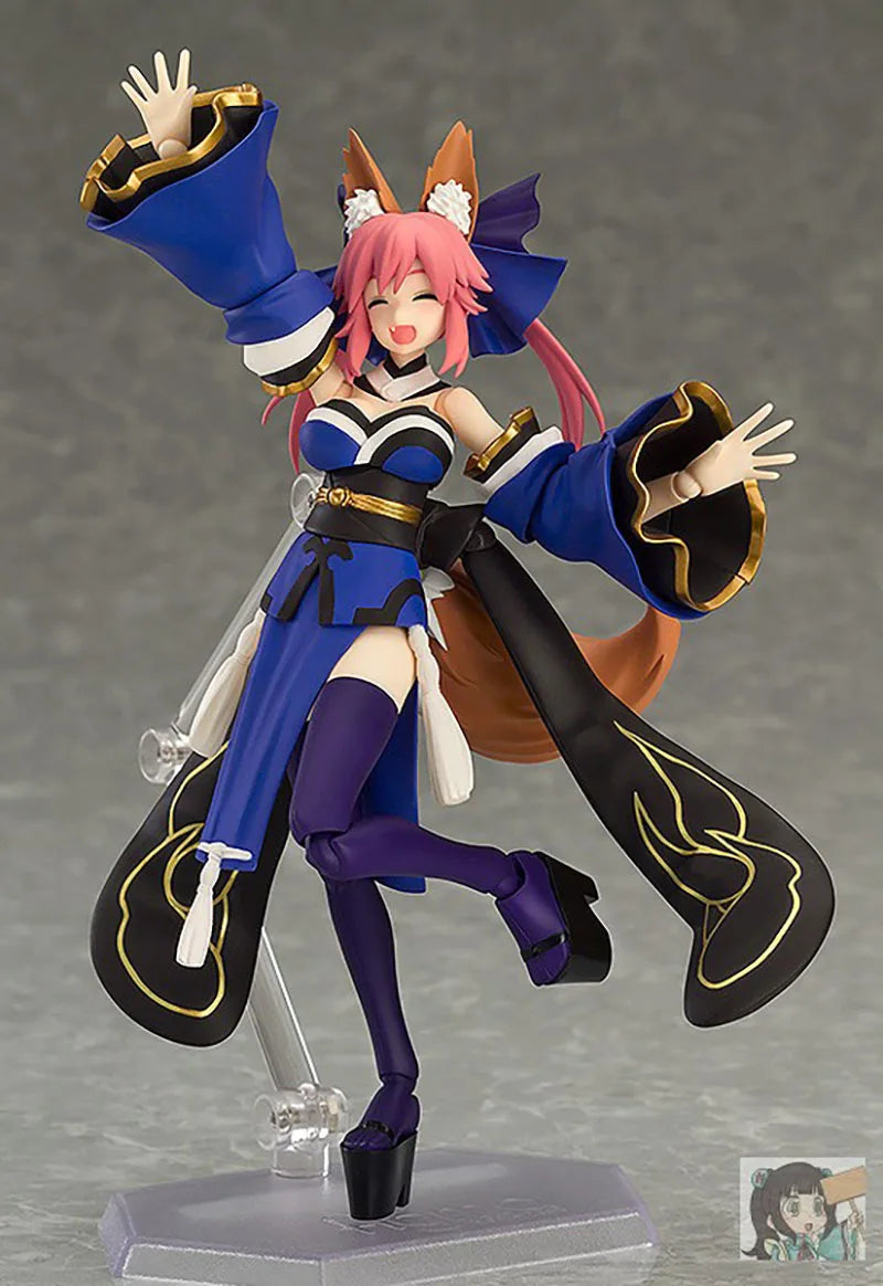 Original Max Factory figma 304 Fate/Extra Tamamo no Mae Caster figure 14CM Anime Action figure Model Toy Fan benefits