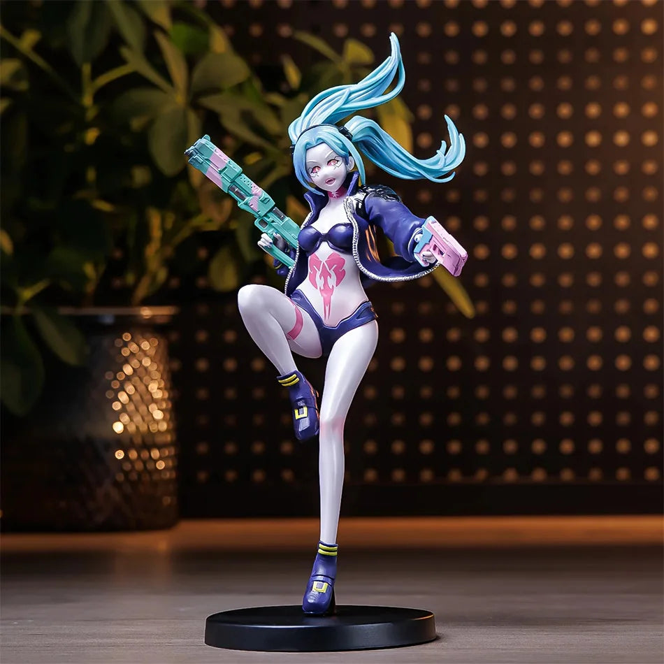 Edgerunners Rebecca Anime Figur Stehendes Modell Spielzeug Geschenk für Lucy Collection Actionfigur David Martinez