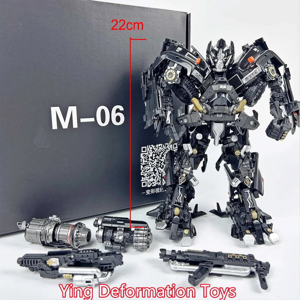 Black Apple Ironhide M06 Transformation Toys Weijiang Enlarged MPM06 Model Autobots M-06 Deformation Car Action Figure Robot