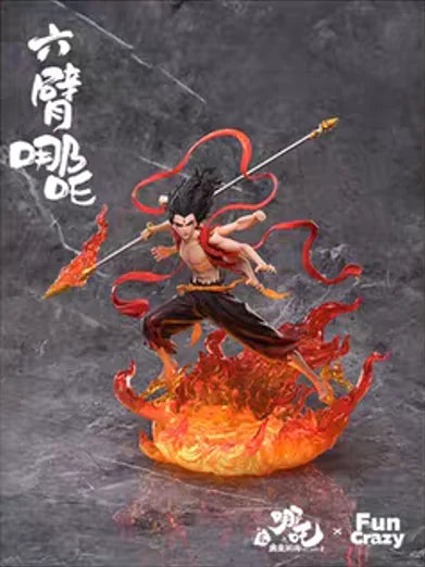 【MT】FunCrazy Ne Zha 2 Nezha with Six Arms 1/7 Scale Figure Toy Model Collection