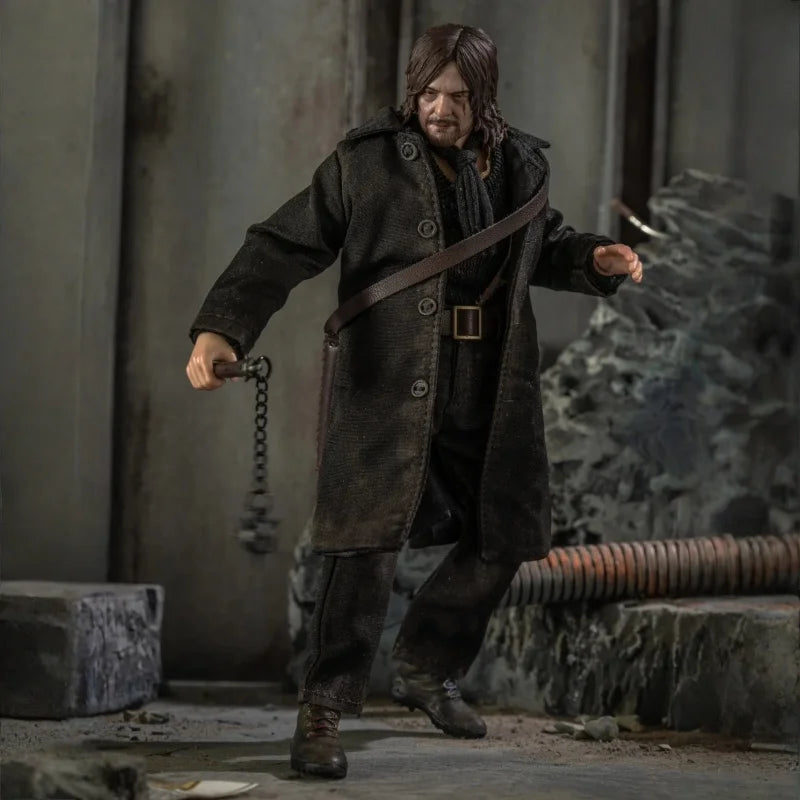 In Stock Hiya 1/12 The Walking Dead：Dead City Season 2  Daryl Dixon Action Figure Birthday Present Favorite Desktop Ornaments