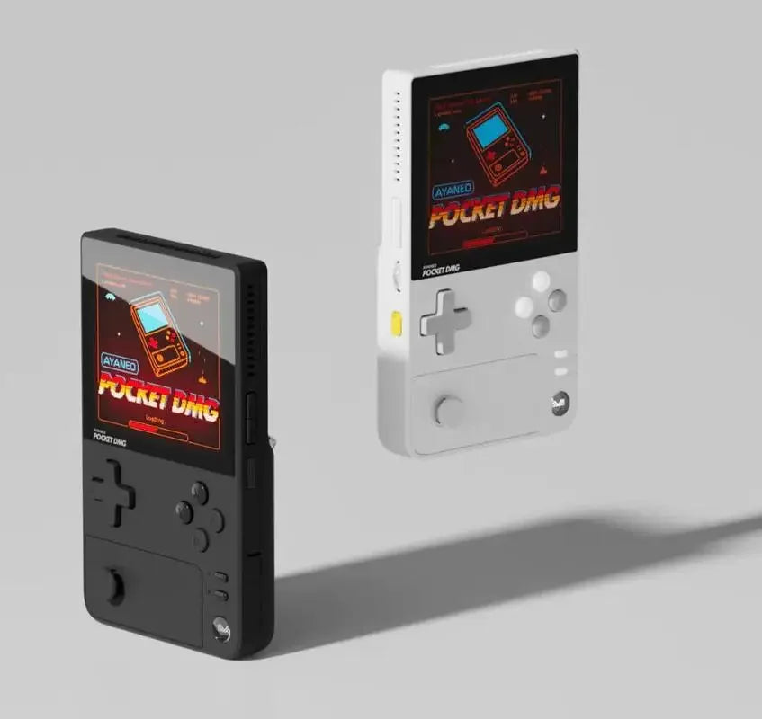 NEUE AYANEO Pocket DMG-Spielkonsole, OLED-Auflösung 1240 x 1080, 3,92-Zoll-Bildschirm, 6000 mAh Gyroskop, benutzerdefinierte Handheld-Spielkonsolen