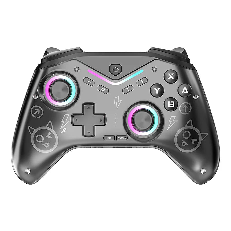 CM-619 switch game controller supports IOS/Android/PC   dual motor wireless controller with dazzling light